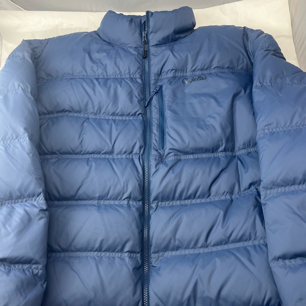 Cabelas Blue Puffer Jacket XXL